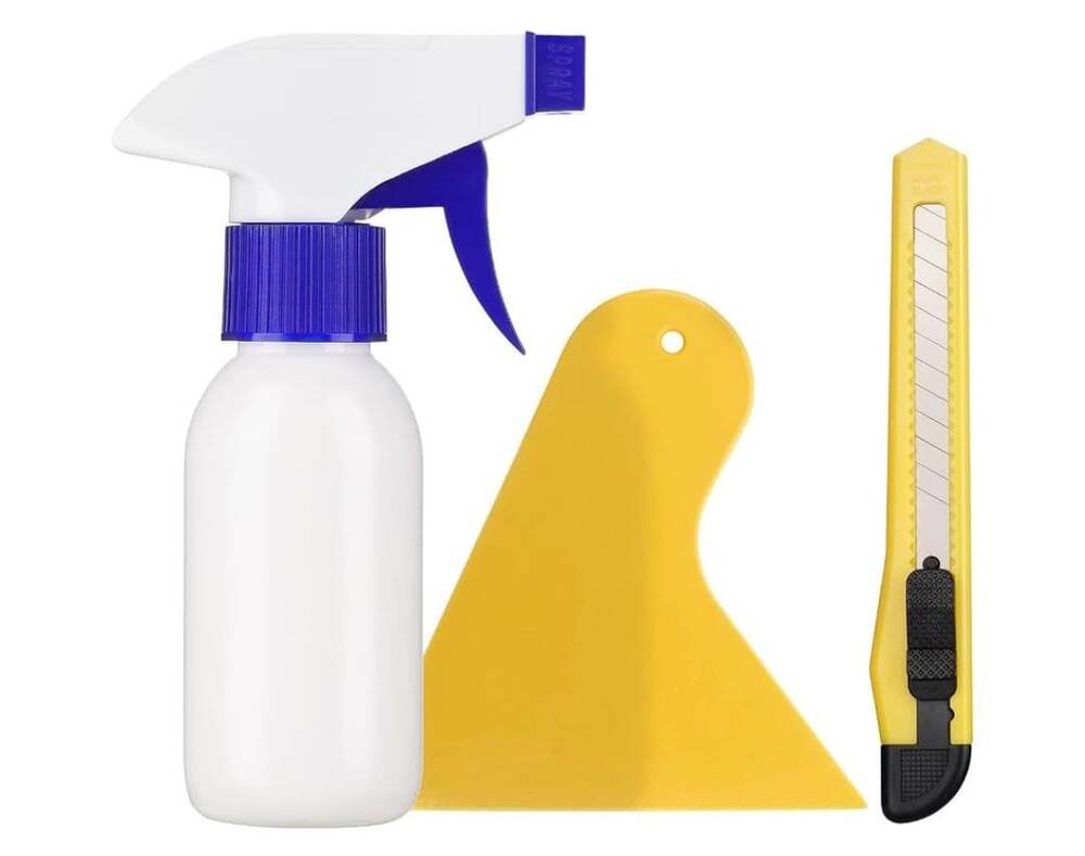 Haton Window Tint Kit Installation Tools Spray Bottle Squeegee